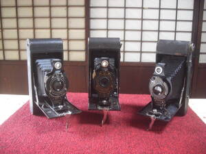 クラッシックカメラ　コダック　蛇腹カメラ　合計3台　ジャンク　bi20