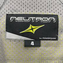 【即決】 NEUTRON POWERAGE パワーエイジ バイクウェア ナイロン メッシュジャケット 0551-35-4318 黒系 ブラック系 サイズ4 7903-100_画像5