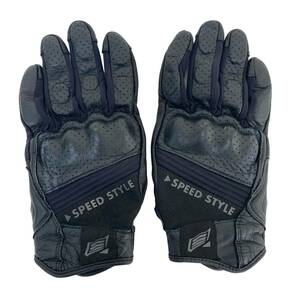 【美品】 HYOD ヒョウドウ HSG008S ST-X RIDE GLOVES グローブ Mサイズ 黒系 ブラック系 7974-K