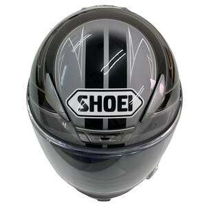 【美品】 SHOEI ショウエイ Z-7 VALKYRIE ヴァルキリー フルフェイスヘルメット 黒系/灰色系 ブラック系/グレー系 XL(61㎝) 8009-100の画像6