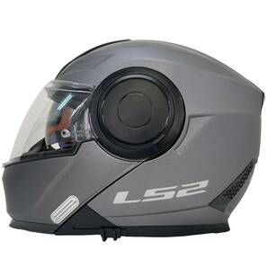 【美品】 LS2 SCOPE スコープ システムヘルメット グレー系/ブラック系 Lサイズ 8342-120の画像6