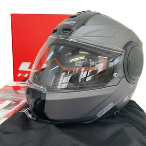 【美品】 LS2 SCOPE スコープ システムヘルメット グレー系/ブラック系 Lサイズ 8342-120の画像1
