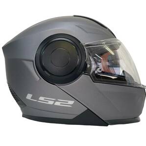 【美品】 LS2 SCOPE スコープ システムヘルメット グレー系/ブラック系 Lサイズ 8342-120の画像4