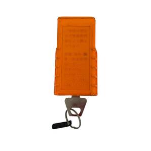 【即決】 レッドバロン RED BARON バーロック 盗難防止装置 BL-10 鍵１本 オレンジ系 8021-Kの画像3