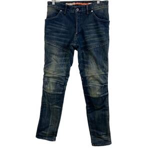 【美品】 HYOD D3O BIKERS PANTS （WARM LAYERED） HYD533D 32サイズ ネイビー系 紺系 8381-80