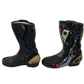 【即決】 SIDI シディー レーシングブーツ 40サイズ ブラック系 黒系 8232-100の画像5