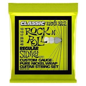 【正規品】 ERNIE BALL 2251 エレキギター弦 (10-46) CLASSIC R&R REGULAR SLINKY クラシックロックン