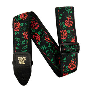 アーニーボール ストラップ ERNIE BALL 5318 SPANISH ROSE JACQUARD STRAP ギターストラップ ジャカード スパニッシュローズ