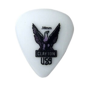 Clayton USA Acetal Polymer 0.38mm стандартный pick ×12 листов 