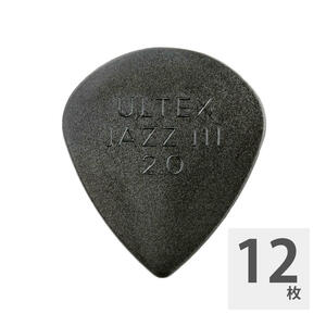 ギターピック 12枚 セット ジムダンロップ 2.00mm 4272.0 ULTEX JAZZ III PICK JIM DUNLOP ジムダン