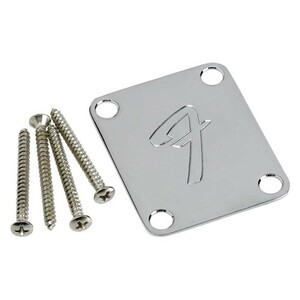  крыло Fender 4-Bolt '70s Vintage-Style F Logo Neck Plate шея plate 