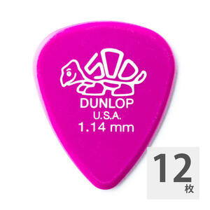 ギターピック 12枚 セット ジムダンロップ 1.14mm DELRIN STD/114 ジムダン JIM DUNLOP