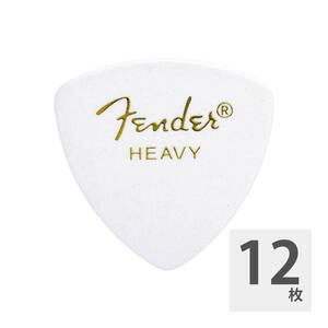  fender guitar pick 12 pieces set heavy 346 Shape White Heavy Fender