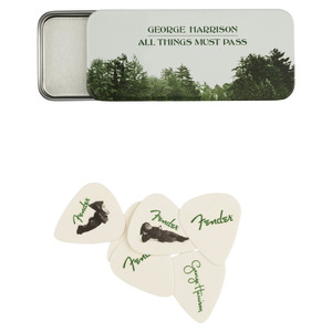 ギターピック 6枚 セット フェンダー ミディアム George Harrison All Things Must Pass Pick Tin Set of 6 Fender