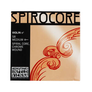 トマスティック インフェルト バイオリン 弦 E Spirocore S8 E線 スパイラルコア / クロム スピロコア Thomastik Infeld