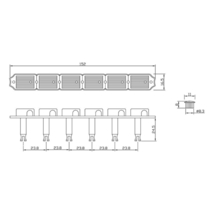 ARIA アリア AT-300G Tuning machines for Classical Guitar クラシックギター用 ペグ_画像3