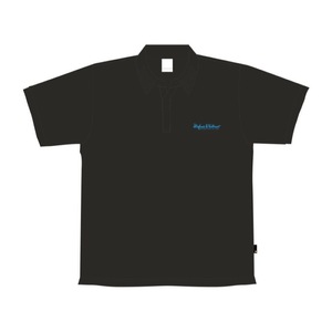 Hughes ＆ Kettner HUK-POLO1/BK #L [Lサイズ] ロゴ入り ドライ ポロシャツ