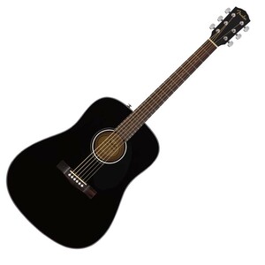  крыло ...Fender CD-60S Dreadnought Walnut Fingerboard Black акустическая гитара 