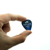 JIM DUNLOP 483 Genuine Celluloid Blue Pearloid Extra Heavy ギターピック×36枚_画像2