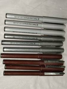 ぺんてる カリグラフィペン JM213 ×3本 JM208 ×3本 プラマン JM20 ×4本 計10本まとめ売り Pentel