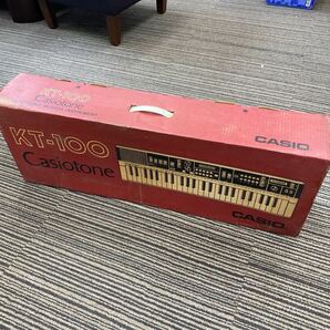 CASIO ELECTRONIC MUSICAL INSTRUMENT Casiotone KT-100 カシオ 電子ピアノ キーボード オーディオ機器 楽器 音楽 現状品の画像9