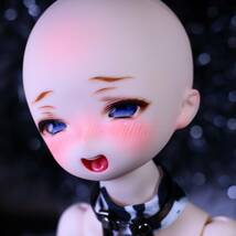 ◆いぬちよ◆ ImomoDoll DADA　ソフビ盛りカスタムヘッド+アイ　（MDDセミホワイト近似色）_画像9