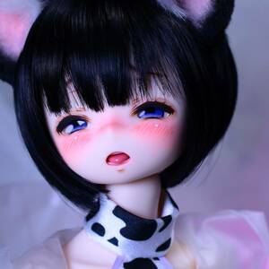 ◆いぬちよ◆ ImomoDoll DIDI　ソフビ盛りカスタムヘッド+アイ　（MDDセミホワイト近似色）