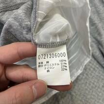 1円スタート! （9）NEI ネイ レース切り替え長袖Tシャツ 長袖カットソー ロンT サイズM相当 グレー ABAHOUSE レディース トップス 最落なし_画像6