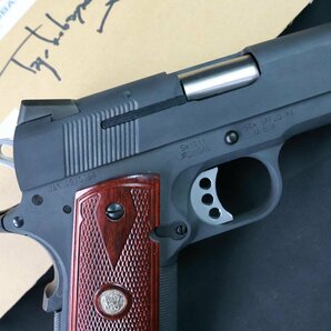 タニオ・コバ TANIO-KOBA GM-7 S&W A type モデルガン STGA 木製グリップ サイン入り #S-8324の画像8