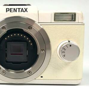 PENTAX Q ボディ（白/ペンタックス/ミラーレス/デジタルカメラ/バッテリー欠品/JUNK）の画像2