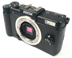 PENTAX Q body ( black / Pentax / mirrorless / digital camera / battery lack of /JUNK)