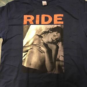 新品L/送料230円/同梱2枚可能/ギルダンボディ 5.3oz/RIDEライドLEAVE THEM ALL BEHIND/Tシャツ ネイビー