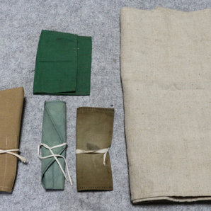 ヤフオク 軍用布麻袋クロス 5種 スエーデン、ロシア、フィンランド 軍用 長期保存品 ジャンクの画像8