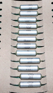 ヤフオク 12個セット 激安 0.25uF160V 噂の初期型 MBM 音質コンデンサ（Tone cap） 金属/紙/金属 コンデンサ amp