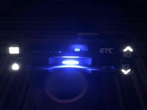 トヨタ純正　ETC LED打ち替え済み