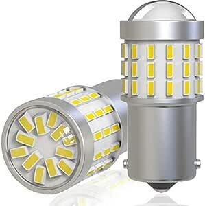 12V-24V車用 S25 LED シングル球 ホワイト 爆光 バックランプ (1156 P21W BA15S G18 LED バ