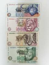 A 2176.南アフリカ4種 紙幣 旧紙幣 外国紙幣_画像1