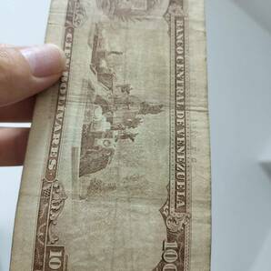 A 2324.ベネズエラ1枚1971年 紙幣 旧紙幣 World Money の画像5