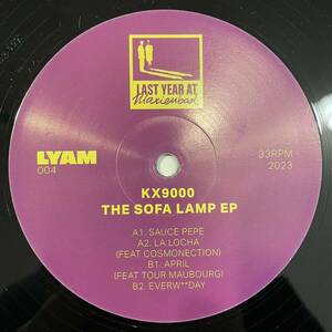 【12inchレコード】Kx9000 「The Sofa Lamp EP」2023年　Last Year At Marienbad LYAM004
