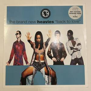 【12inchレコード】The Brand New Heavies「Back To Love」 FFRR / Acid Jazz BNHX4 / Ray Hayden(opaz) / Guru(Gang Starr) / Bahamadia