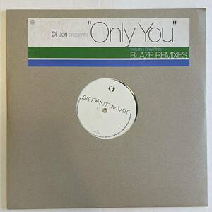 【12inchレコード】DJ Jorj Featuring Gary Pinto 「Only You (Blaze Remixes)」Distant Music DT-026