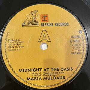 7Maria Muldaur 「Midnight At The Oasis」Reprise Records K 14331
