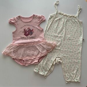 2枚セット☆ジルスチュアートニューヨーク&baby Gap☆半袖ロンパース　70