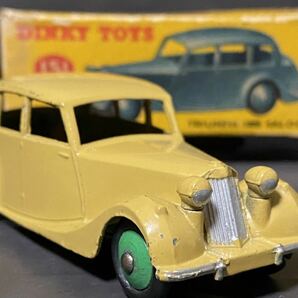 英 Dinky Toys #151 Triumph 1800 Saloon  ディンキー 40シリーズ トライアンフ レナウン Renown vintage Meccano England GB UKの画像1