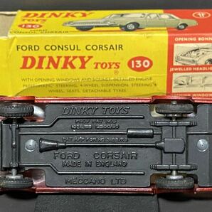 英 Dinky Toys #130 Ford Consul Corsair  ディンキー フォード コンサル コルセア ビンテージ vintage Meccano England GB UKの画像8