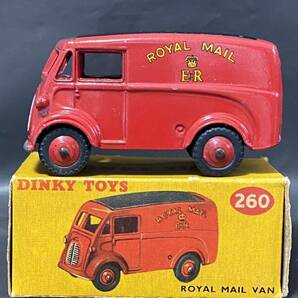 【original】英 Dinky Toys #260 Morris Royal Mail Van  ディンキー モリス バン 郵便 オリジナル 箱付 vintage Meccano Englandの画像3