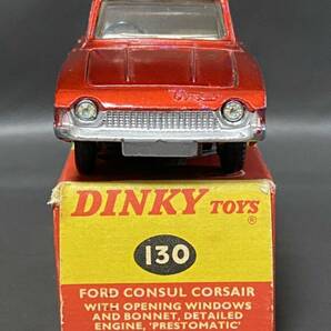 英 Dinky Toys #130 Ford Consul Corsair  ディンキー フォード コンサル コルセア ビンテージ vintage Meccano England GB UKの画像5