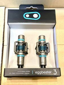 crankbrothers EGGBEATER3 定価23,600円 クランクブラザーズ エッグビーター ビンディングペダル SPDペダル ブルー 10620