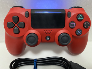 【送料無料】PS4 純正コントローラ★デュアルショック４★マグマ・レッド ★DUALSHOCK4 