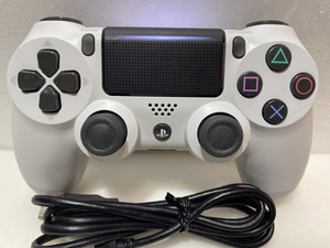 【送料無料】PS4 純正コントローラ/デュアルショック４ ★グレイシャーホワイト★DUALSHOCK4①